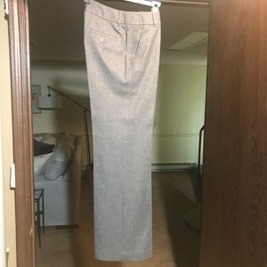Talbots Women’s Heritage Lined Dress slacks wide leg gray flat front size 4